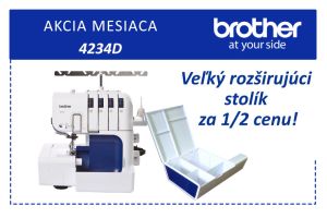 Brother 4234D + stolček